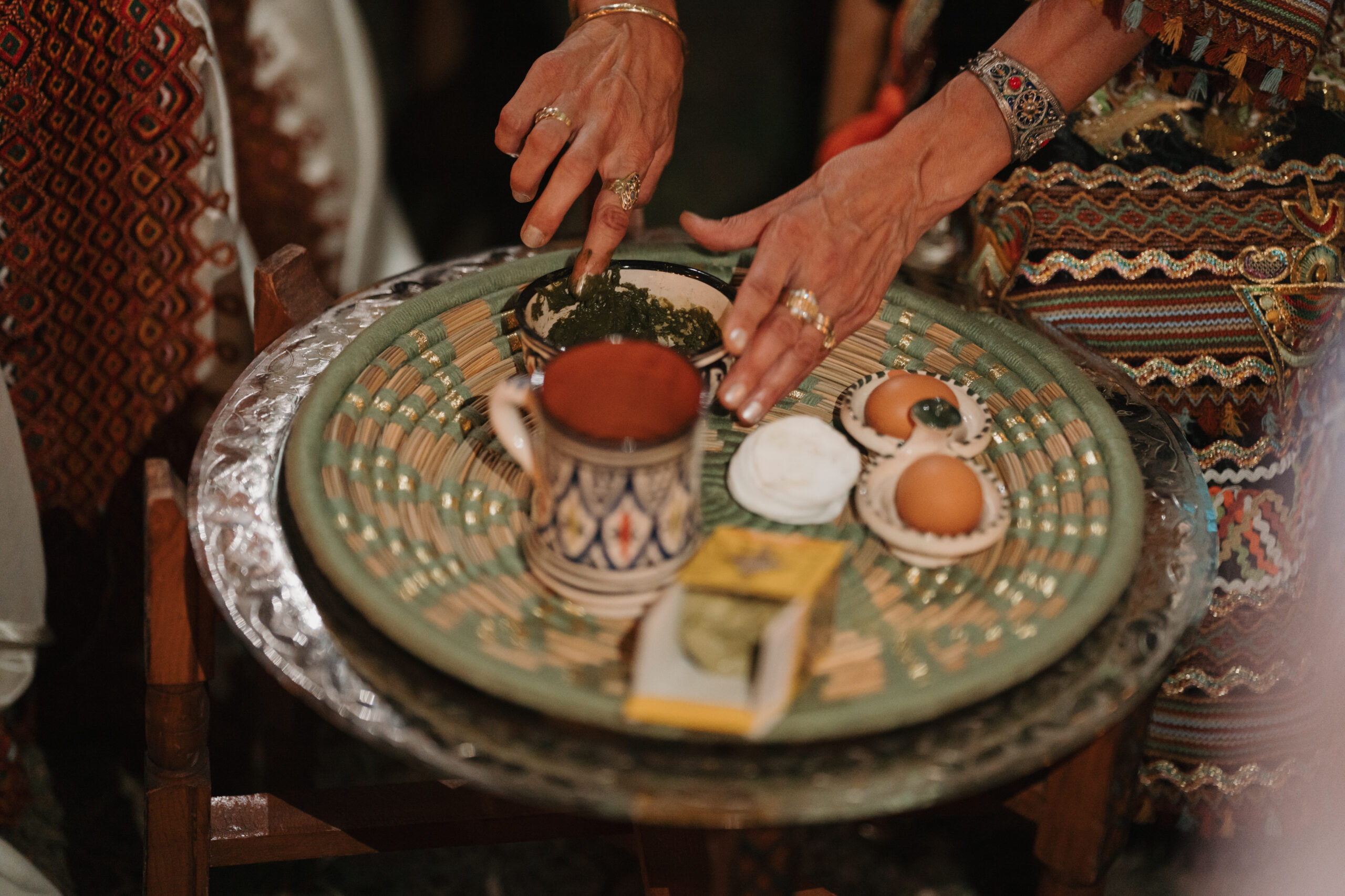 Rituel de henné au Maroc